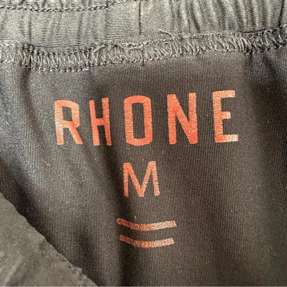 Rhone Black‎ Athletic Workout Shots Mens Medium